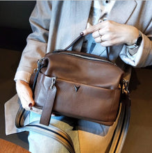 Load image into Gallery viewer, Genuine Leather Cross Body Bag Vintage Pillow