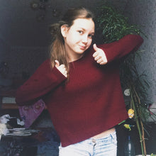 Load image into Gallery viewer, Long Sleeve Casual Crop Sweater