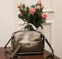 Load image into Gallery viewer, Genuine Leather Cross Body Bag Vintage Pillow