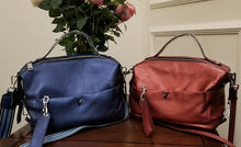 Load image into Gallery viewer, Genuine Leather Cross Body Bag Vintage Pillow