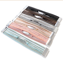 Load image into Gallery viewer, Metal Feather Genuine Leather Bracelet