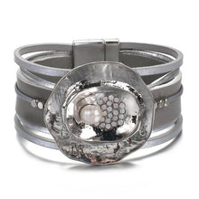 Load image into Gallery viewer, Star Leaf Flower Round Elegant Charm Leather Bracelets