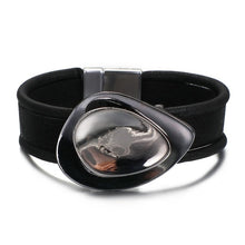 Load image into Gallery viewer, Star Leaf Flower Round Elegant Charm Leather Bracelets