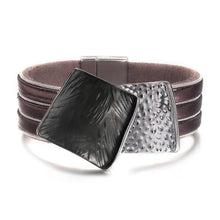 Load image into Gallery viewer, Star Leaf Flower Round Elegant Charm Leather Bracelets