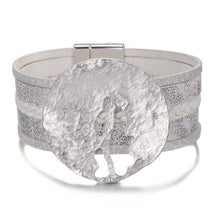 Load image into Gallery viewer, Star Leaf Flower Round Elegant Charm Leather Bracelets