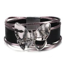 Load image into Gallery viewer, Star Leaf Flower Round Elegant Charm Leather Bracelets