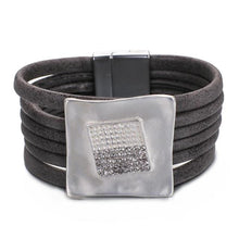 Load image into Gallery viewer, Star Leaf Flower Round Elegant Charm Leather Bracelets