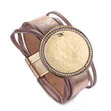 Load image into Gallery viewer, Star Leaf Flower Round Elegant Charm Leather Bracelets