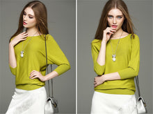 Load image into Gallery viewer, Pullover Knitted Blouse