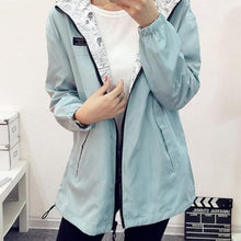 Load image into Gallery viewer, Hooded Reversible Zipper Jacket