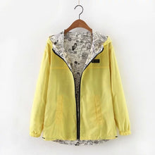 Load image into Gallery viewer, Hooded Reversible Zipper Jacket