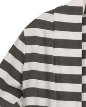 Load image into Gallery viewer, Long Sleeves Striped Cardigan Elbow Patchwork
