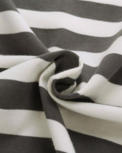 Load image into Gallery viewer, Long Sleeves Striped Cardigan Elbow Patchwork