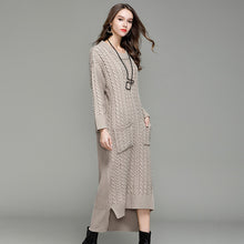 Load image into Gallery viewer, Knitted Dress Front Short Back Long
