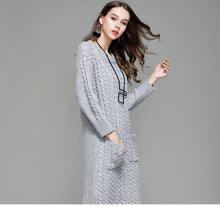Load image into Gallery viewer, Knitted Dress Front Short Back Long