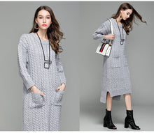 Load image into Gallery viewer, Knitted Dress Front Short Back Long