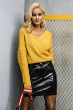 Load image into Gallery viewer, V Neck Cross Knitting Sweater