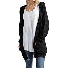 Load image into Gallery viewer, Knitted Long Cardigan With Pockets