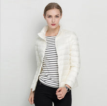 Load image into Gallery viewer, 90% White Duck Light Down Jacket
