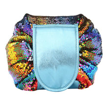 Load image into Gallery viewer, Sequin Drawstring Makeup Bag