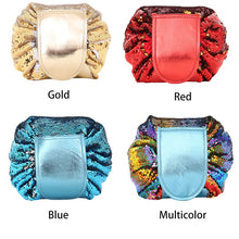 Load image into Gallery viewer, Sequin Drawstring Makeup Bag