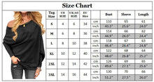 Load image into Gallery viewer, Long Sleeve Knitted Sexy Off shoulder Batwing Sweater