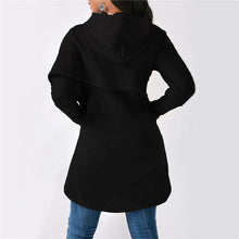 Load image into Gallery viewer, Hooded Long Sleeve Casual Asymmetric Sweatshirt