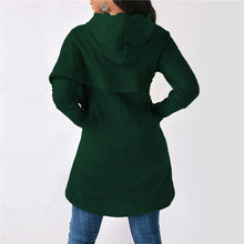 Load image into Gallery viewer, Hooded Long Sleeve Casual Asymmetric Sweatshirt