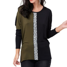 Load image into Gallery viewer, Sequin Elegant Long Sleeve Blouse