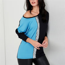 Load image into Gallery viewer, Sequin Elegant Long Sleeve Blouse