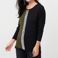 Load image into Gallery viewer, Sequin Elegant Long Sleeve Blouse