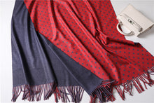 Load image into Gallery viewer, Soft Cashmere Scarf Dot Print