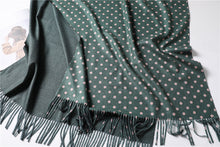 Load image into Gallery viewer, Soft Cashmere Scarf Dot Print