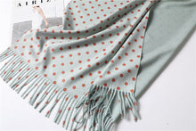 Load image into Gallery viewer, Soft Cashmere Scarf Dot Print