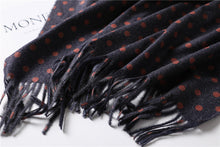 Load image into Gallery viewer, Soft Cashmere Scarf Dot Print
