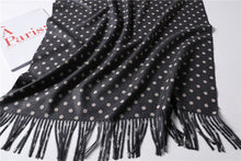 Load image into Gallery viewer, Soft Cashmere Scarf Dot Print