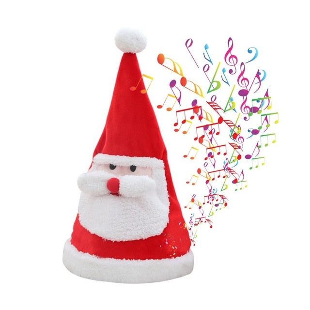 Singing Christmas Hat With Dancing and Lights