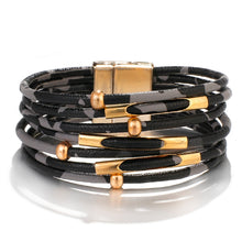 Load image into Gallery viewer, Leopard Leather Bracelet
