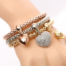 Load image into Gallery viewer, Charm Bracelet With Rhinestone
