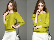 Load image into Gallery viewer, Pullover Knitted Blouse
