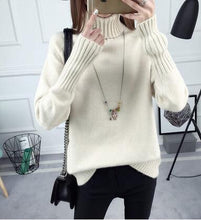 Load image into Gallery viewer, Turtleneck Sweater Pullover
