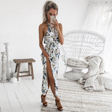 Load image into Gallery viewer, Boho Floral Print Long Maxi Dress
