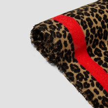Load image into Gallery viewer, Leopard Print Cashmere Scarf
