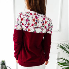 Load image into Gallery viewer, Floral Print Long Sleeve Sweater
