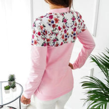 Load image into Gallery viewer, Floral Print Long Sleeve Sweater
