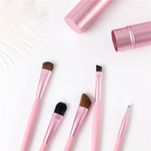 Load image into Gallery viewer, 5 Pieces Travel Portable Mini Eye Makeup Professional Brushes Set
